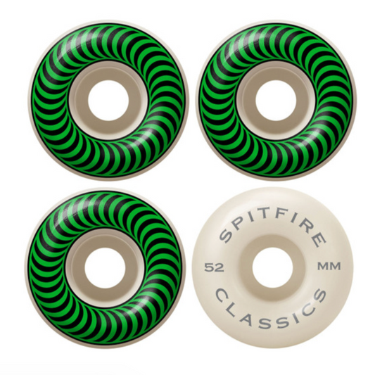 SPITFIRE 99A CLASSICS 52MM GREEN WHEELS