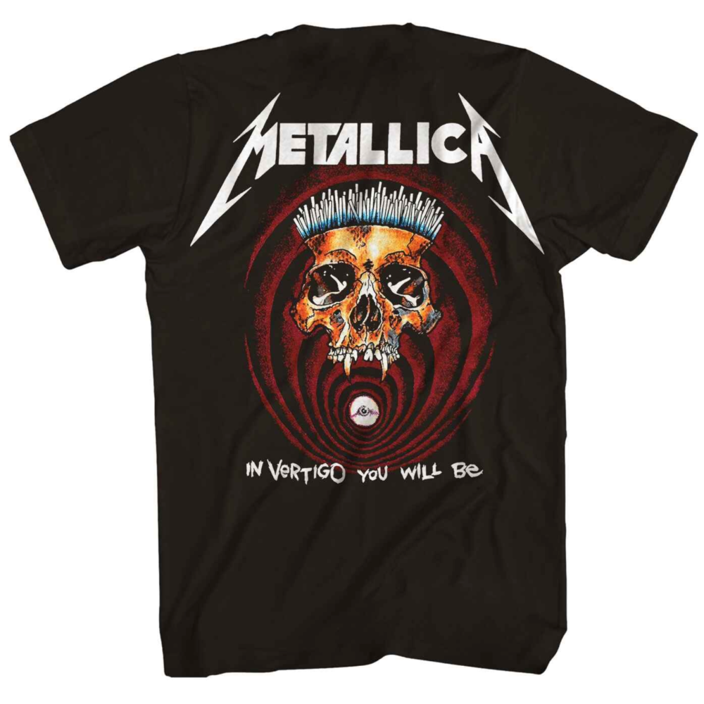 METALLICA SHORTEST STRAW VINTAGE T-SHIRT - BLACK