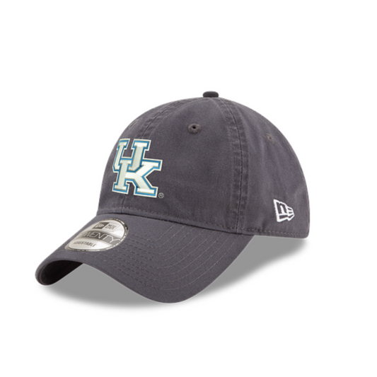 KENTUCKY WILDCATS NEW ERA 9TWENTY CORE CLASSIC GREY ADJUSTABLE HAT