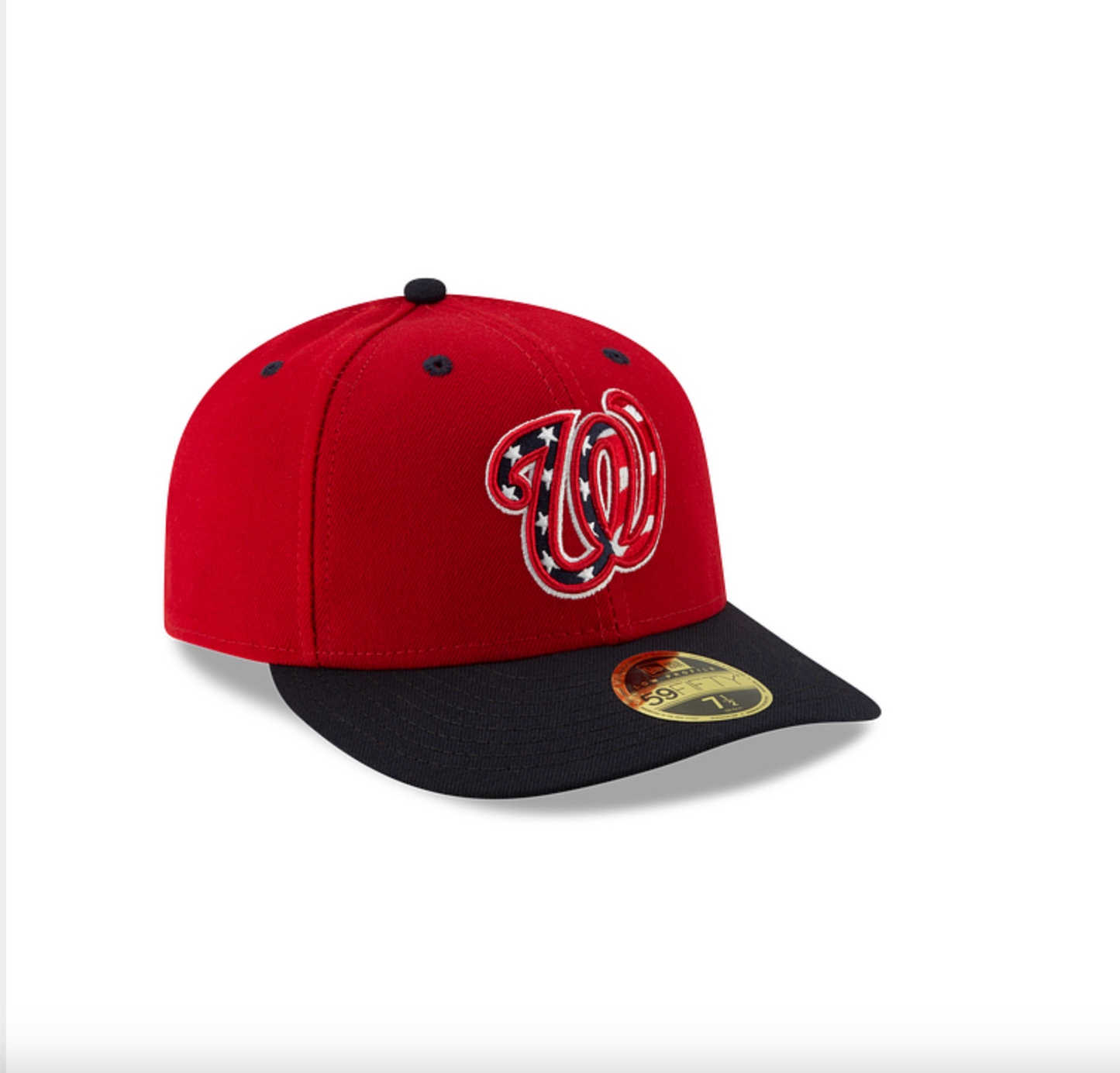 WASHINGTON NATIONALS NEW ERA 59FIFTY RED 2TONE LOW PROFILE FITTED HAT