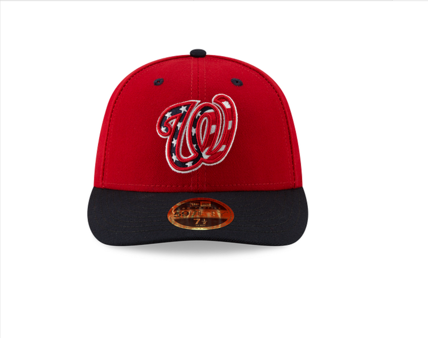 WASHINGTON NATIONALS NEW ERA 59FIFTY RED 2TONE LOW PROFILE FITTED HAT