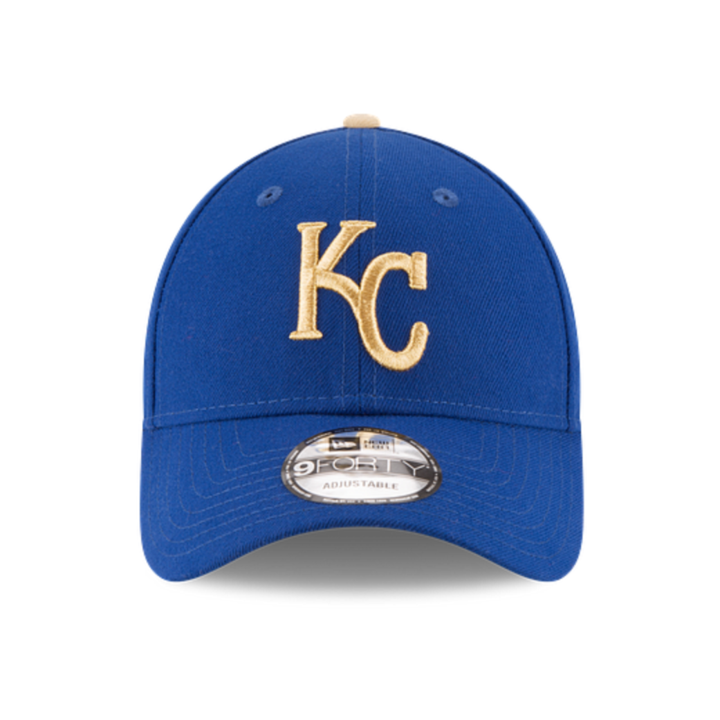 KANSAS CITY ROYALS 9FORTY NEW ERA BLUE ADJUSTABLE HAT OSFM