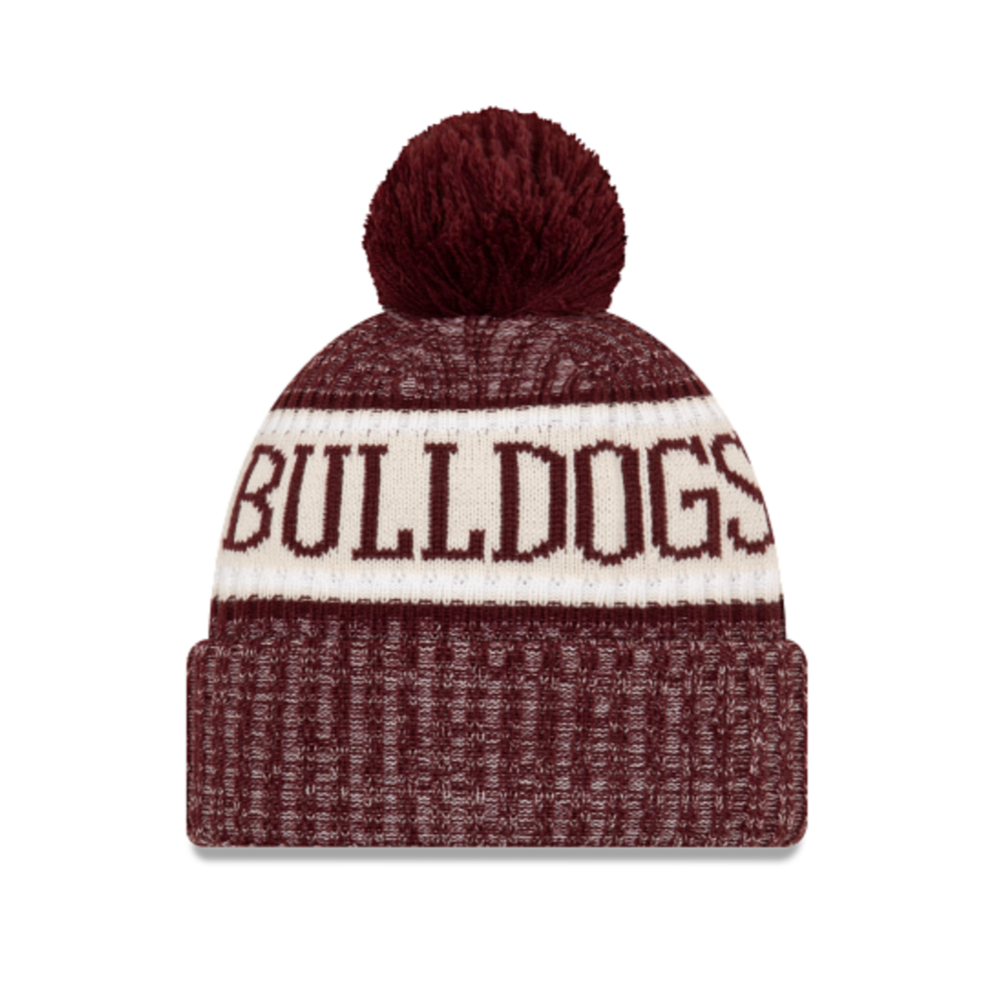 MISSISSIPPI STATE BULLDOGS NEW ERA SPORT KNIT MAROON BEANIE