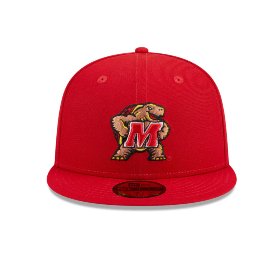 MARYLAND TERRAPINS 9FIFTY NEW ERA RED SNAPBACK HAT