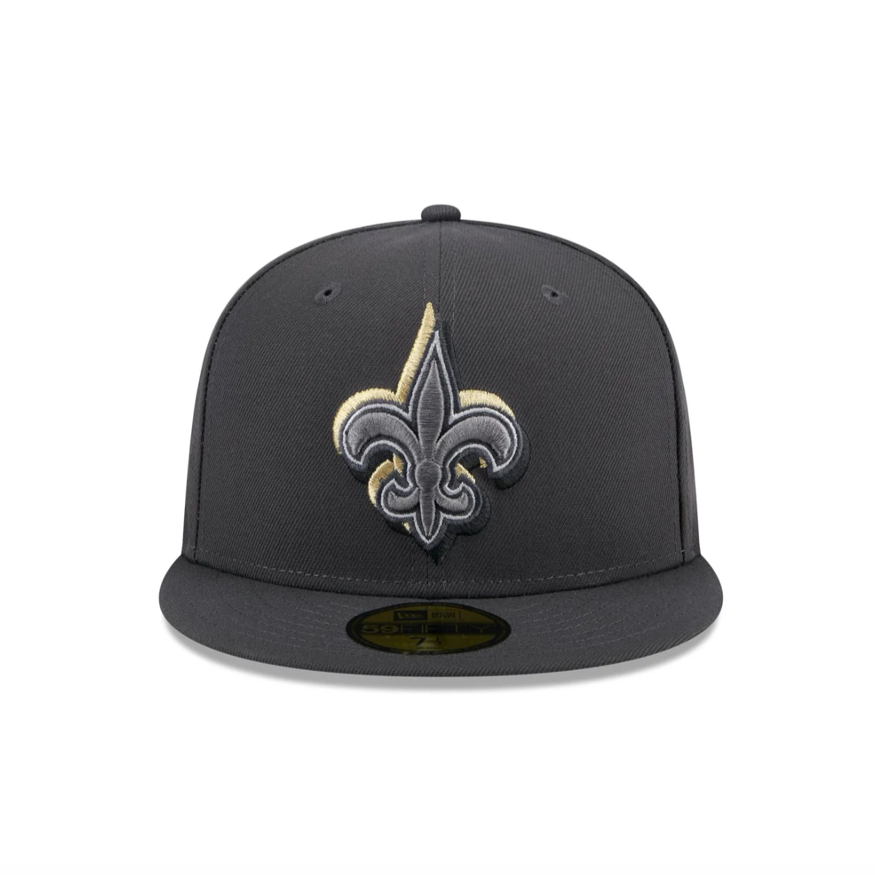 NEW ORLEANS SAINTS 9FIFTY NEW ERA 2024 DRAFT GRAY SNAPBACK HAT