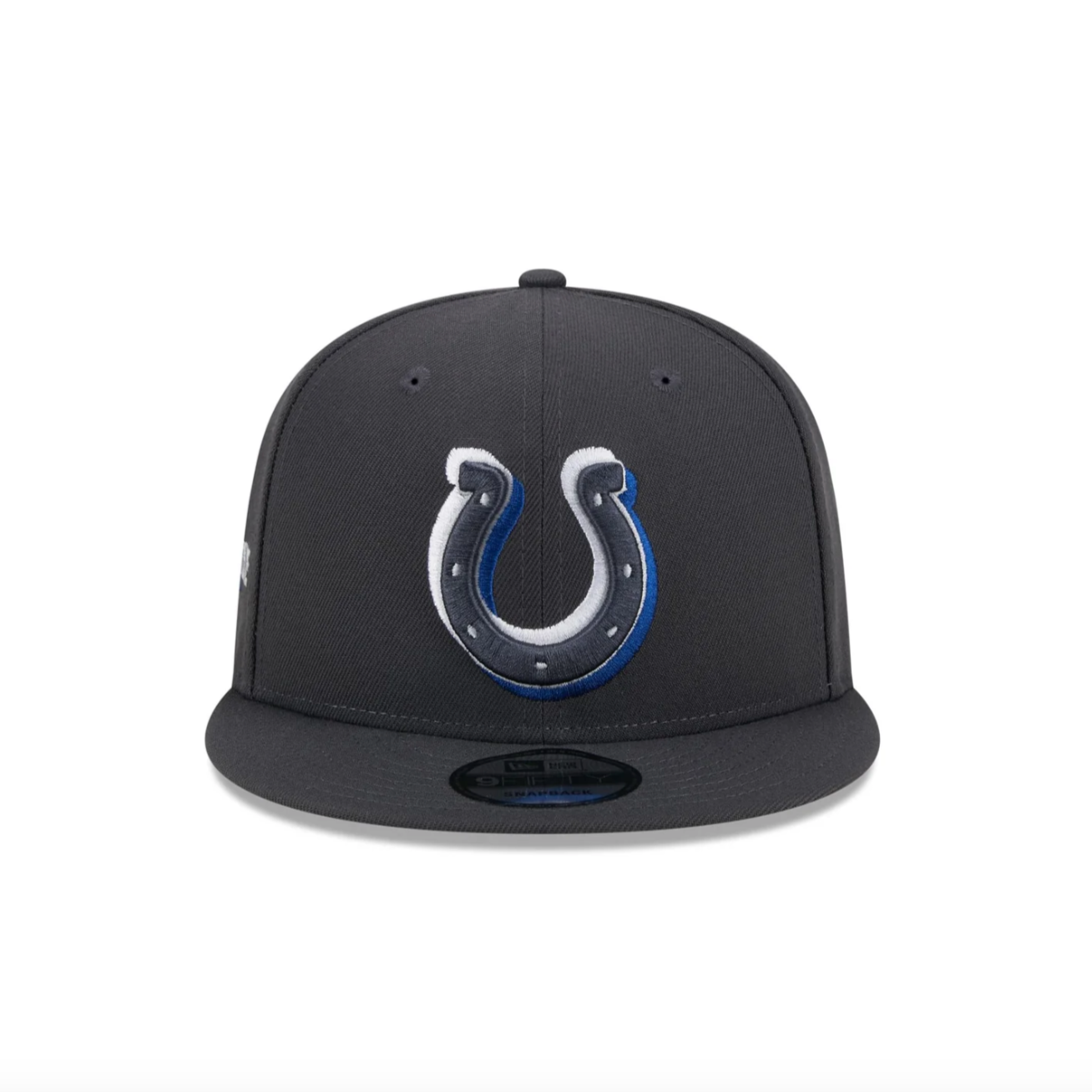 INDIANAPOLIS COLTS 9FIFTY NEW ERA 2024 DRAFT GRAY SNAPBACK HAT