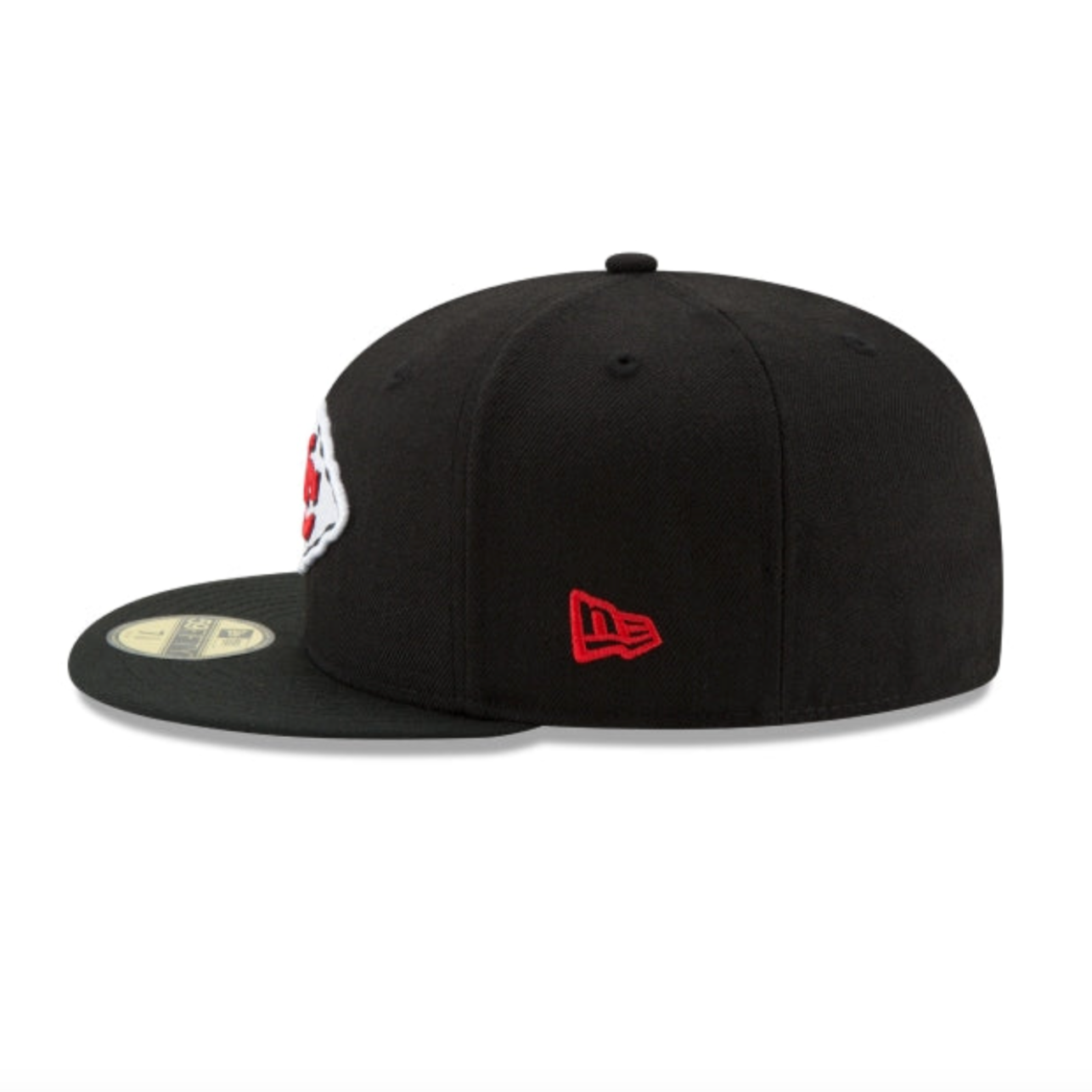 KANSAS CITY CHIEFS NEW ERA 59FIFTY BLACK FITTED HAT