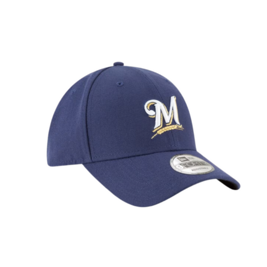 MILWAUKEE BREWERS 9FORTY NEW ERA "M" NAVY ADJUSTABLE HAT