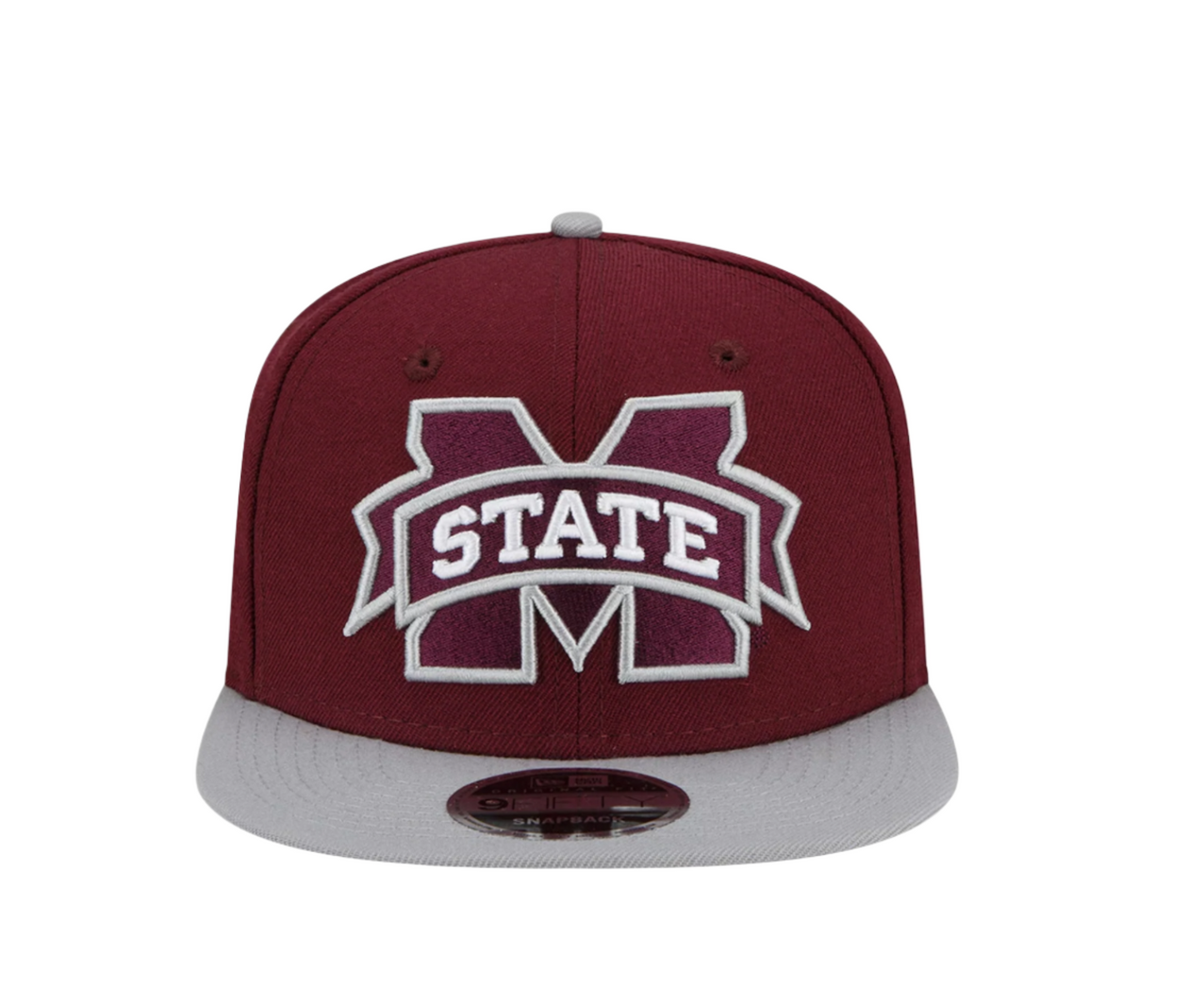 MISSISSIPPI STATE BULLDOGS 9FIFTY NEW ERA 2TONE MAROON SNAPBACK HAT