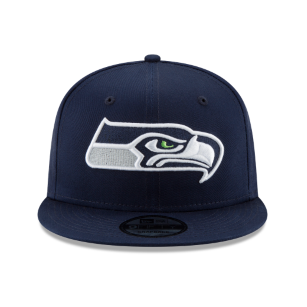 SEATTLE SEAHAWKS 9FIFTY NEW ERA NAVY SNAPBACK HAT