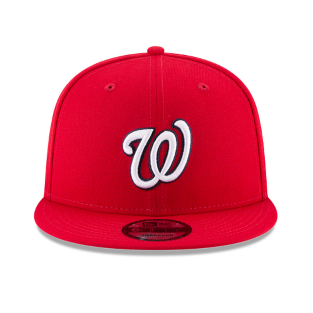 WASHINGTON NATIONALS 9FIFTY NEW ERA RED SNAPBACK HAT