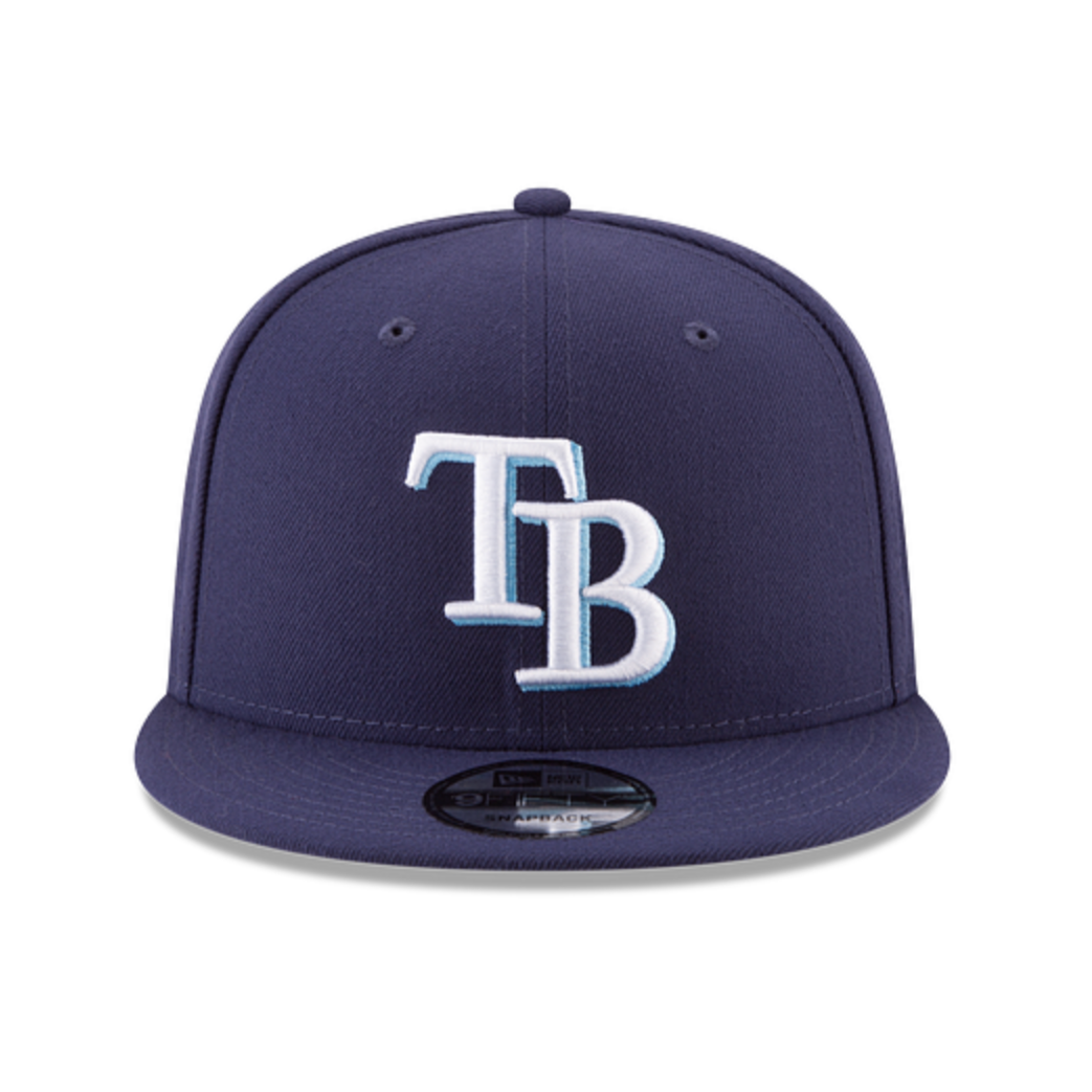 TAMPA BAY RAYS 9FIFTY NEW ERA BASIC NAVY SNAPBACK HAT