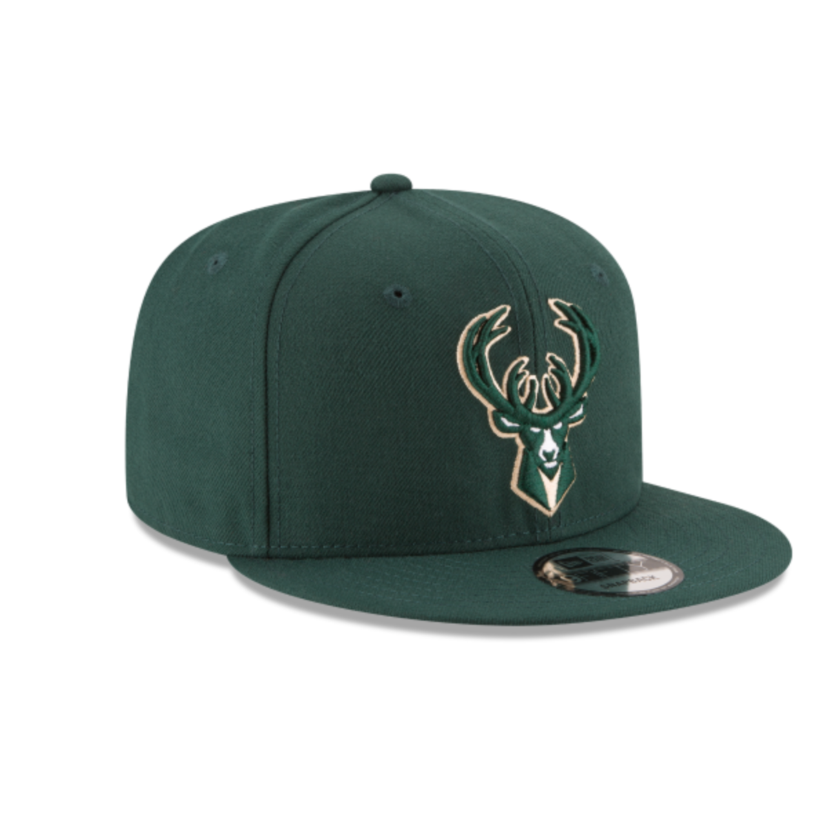 MILWAUKEE BUCKS 9FIFTY NBA NEW ERA GREEN SNAPBACK HAT