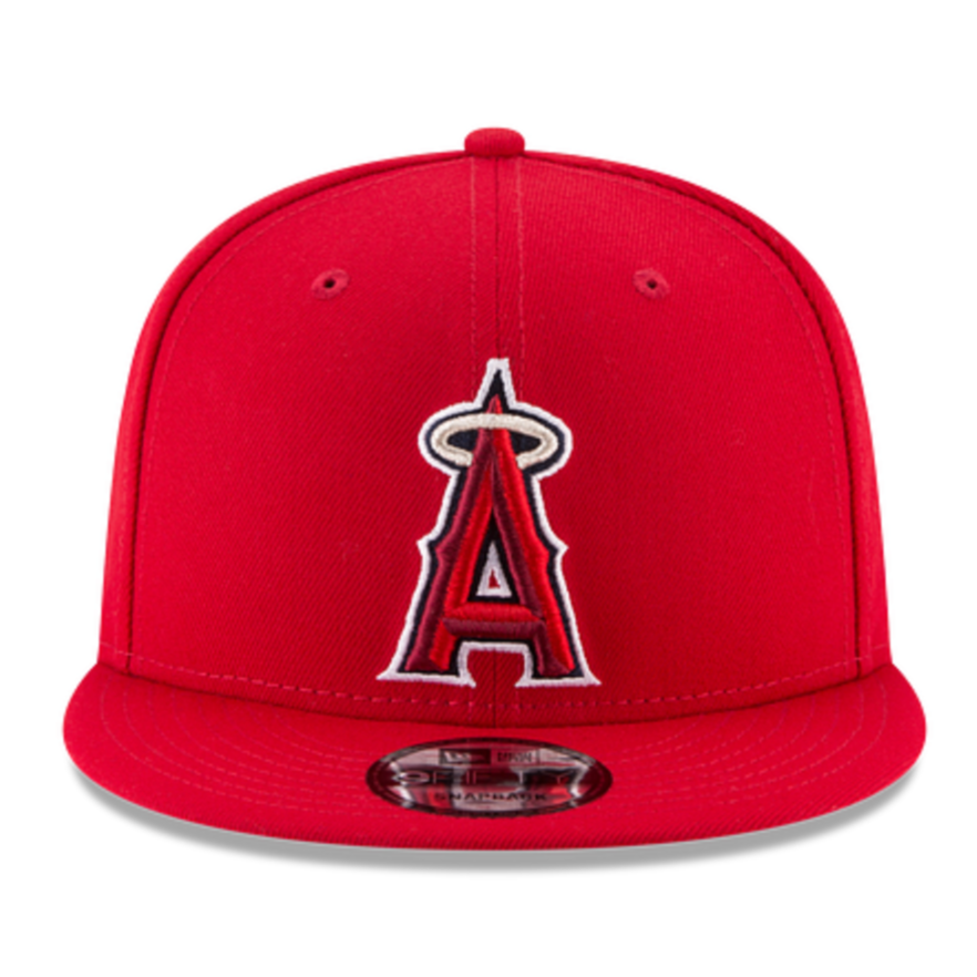 ANAHEIM ANGELS NEW ERA 9FIFTY RED SNAPBACK HAT