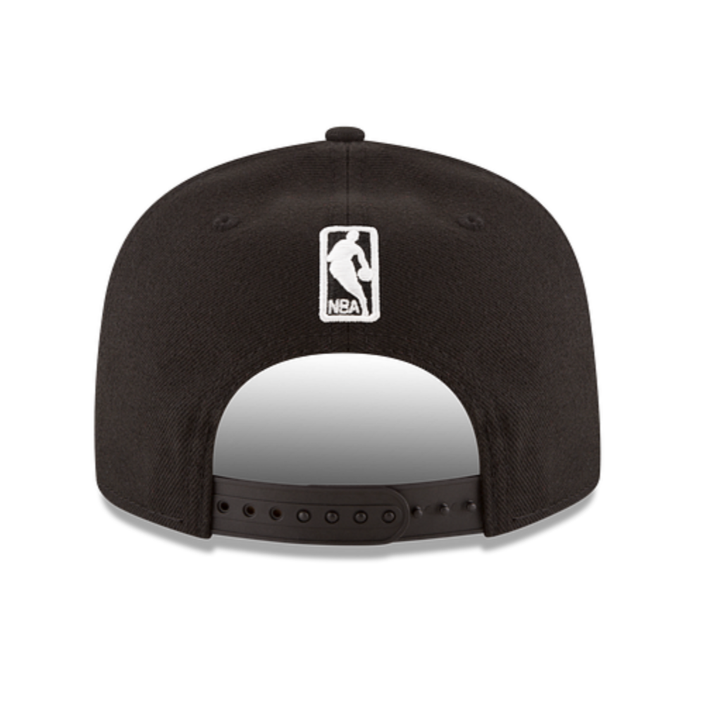 NEW YORK KNICKS 9FIFTY NBA NEW ERA BLACK SNAPBACK HAT