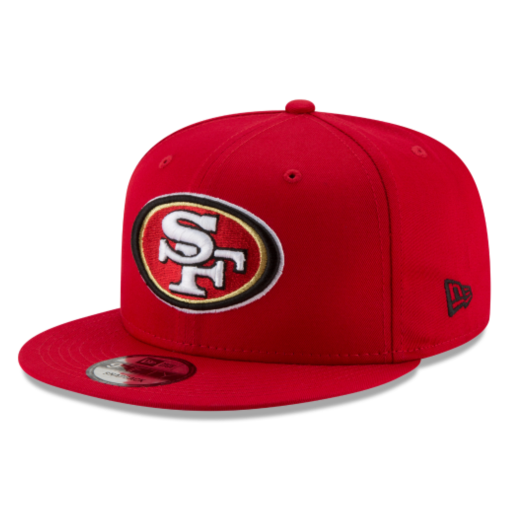 SAN FRANCISCO 49ERS 9FIFTY NFL NEW ERA RED SNAPBACK HAT