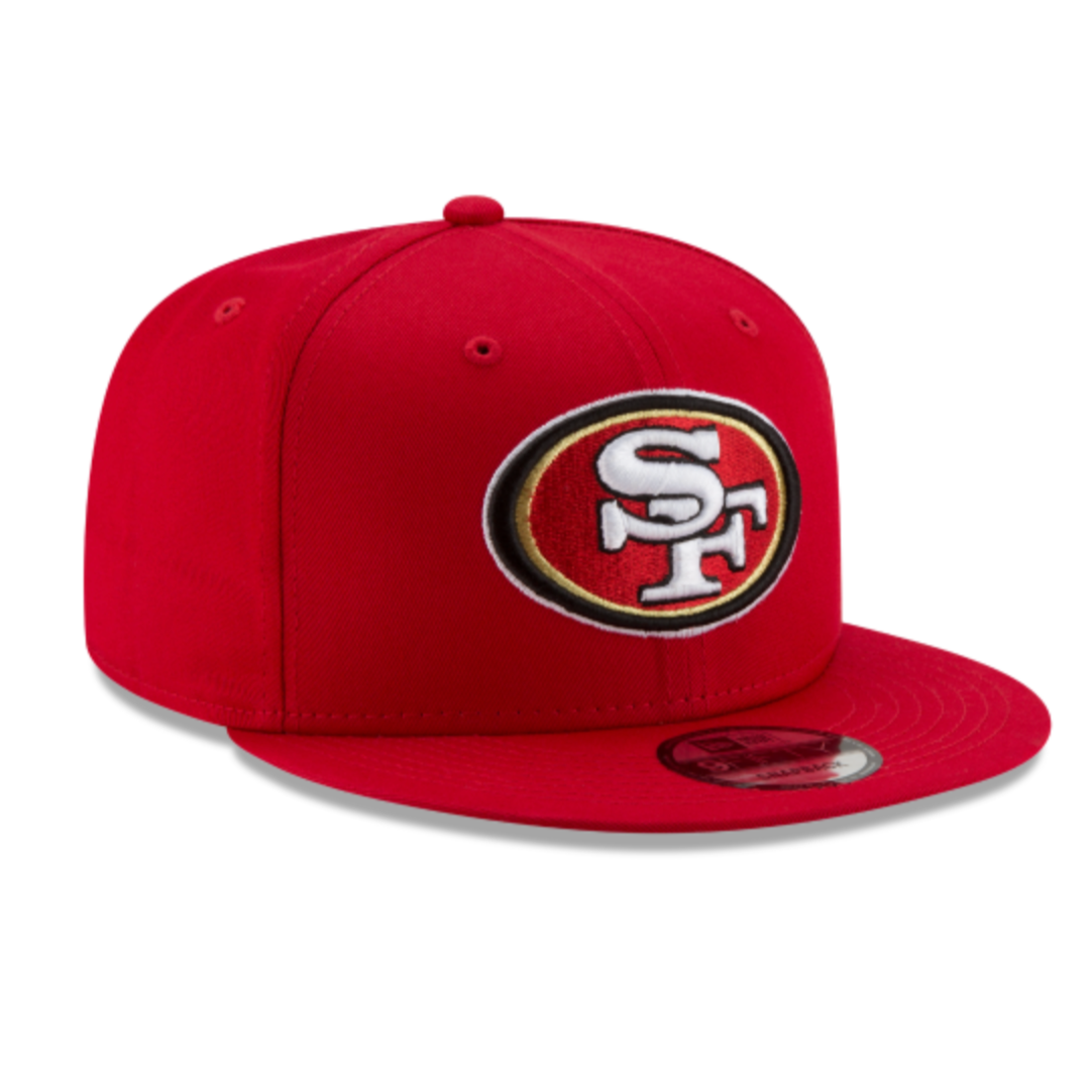 SAN FRANCISCO 49ERS 9FIFTY NFL NEW ERA RED SNAPBACK HAT