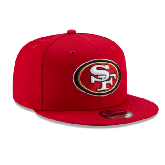 SAN FRANCISCO 49ERS 9FIFTY NFL NEW ERA RED SNAPBACK HAT