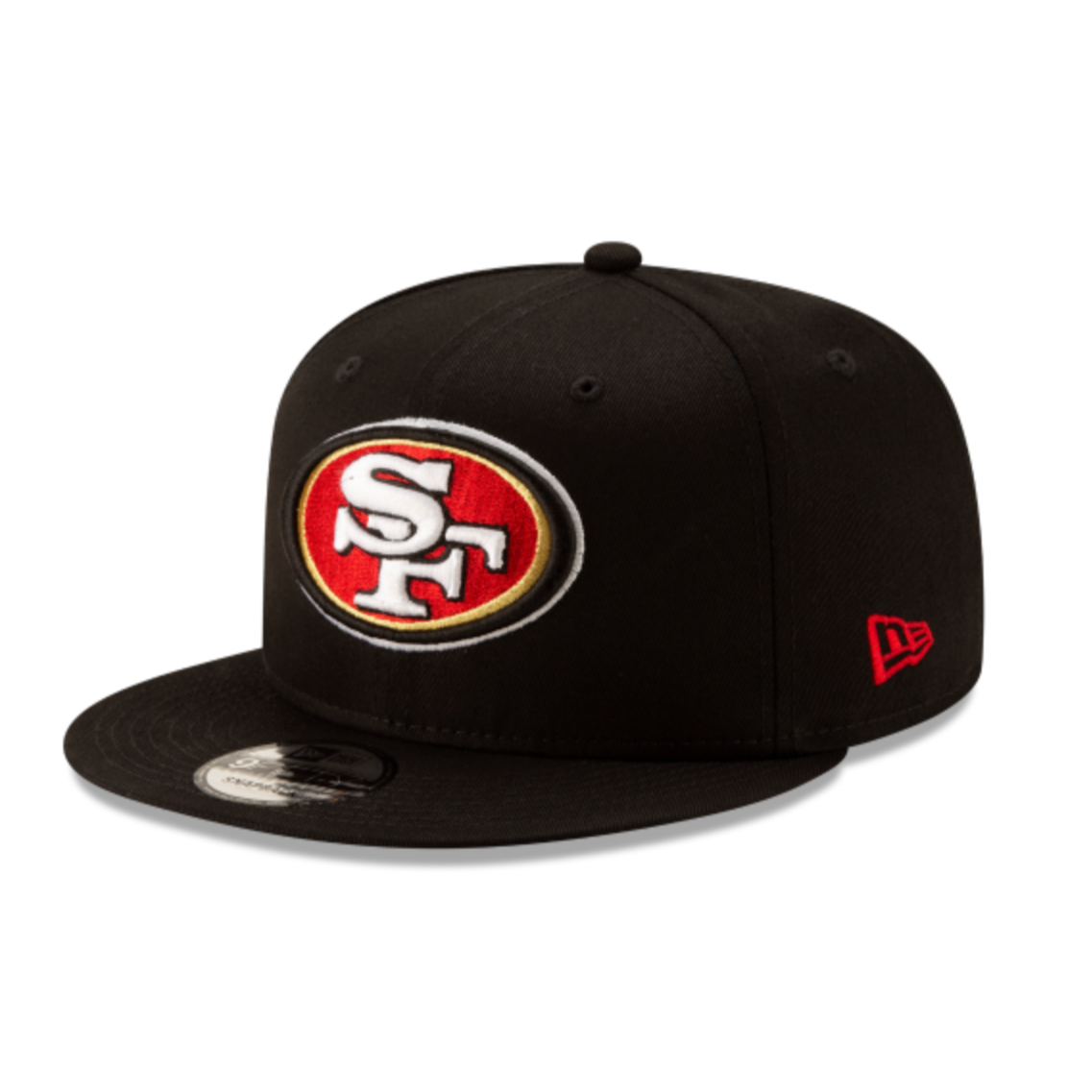 SAN FRANCISCO 49ERS 9FIFTY NFL NEW ERA BLACK SNAPBACK HAT