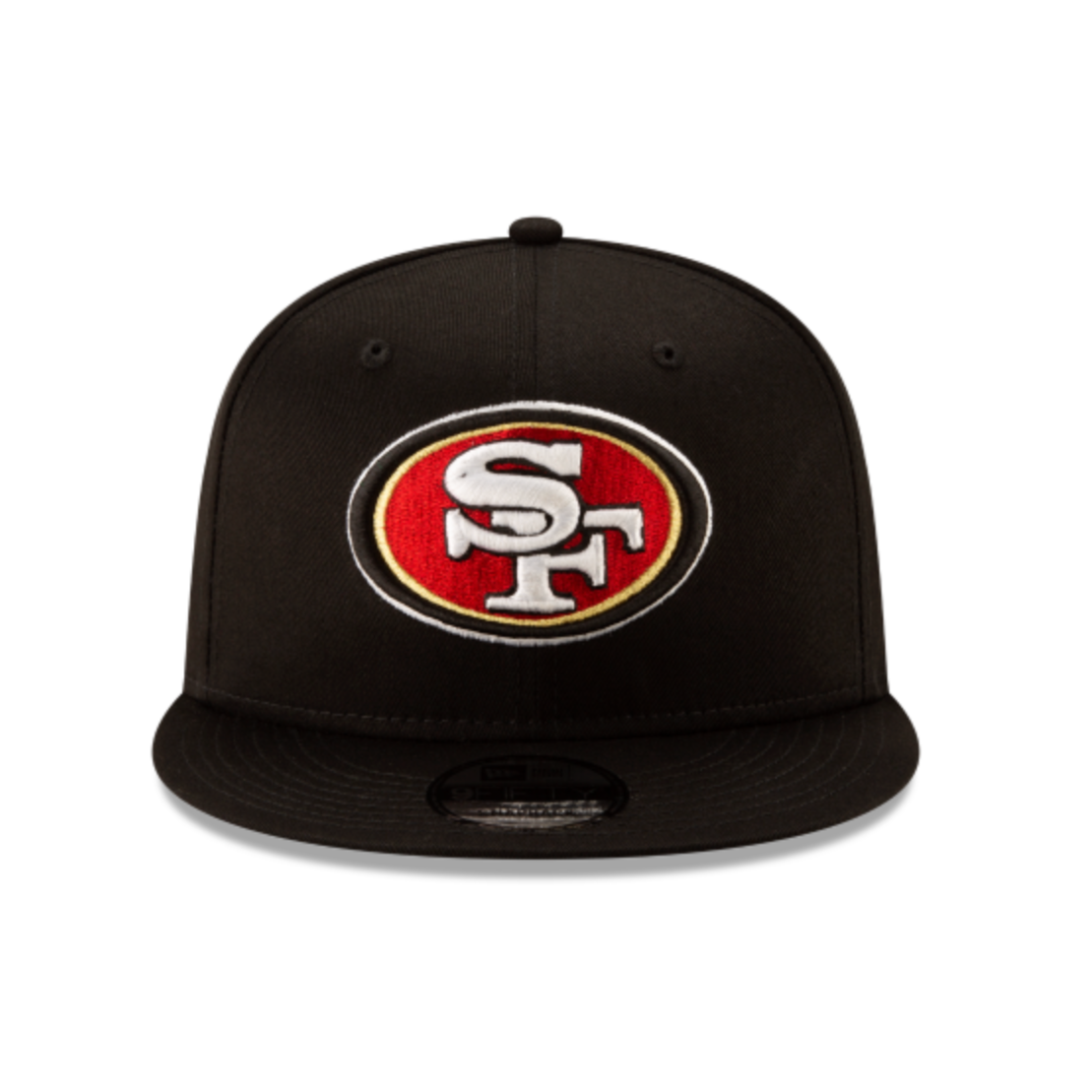 SAN FRANCISCO 49ERS 9FIFTY NFL NEW ERA BLACK SNAPBACK HAT