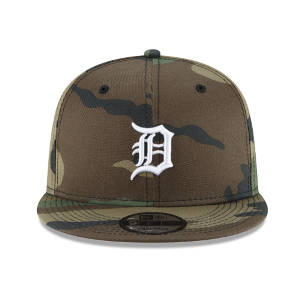 DETROIT TIGERS NEW ERA 9FIFTY MLB CAMOFLAUGE SNAPBACK HAT