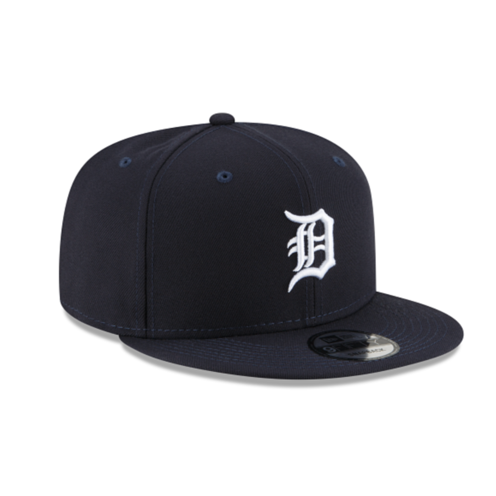 DETROIT TIGERS NEW ERA 9FIFTY MLB DARK NAVY SNAPBACK HAT