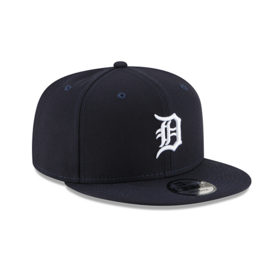 DETROIT TIGERS NEW ERA 9FIFTY MLB DARK NAVY SNAPBACK HAT