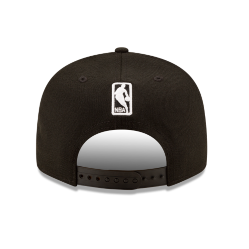 BROOKLYN NETS 9FIFTY NBA NEW ERA BLACK SNAPBACK HAT