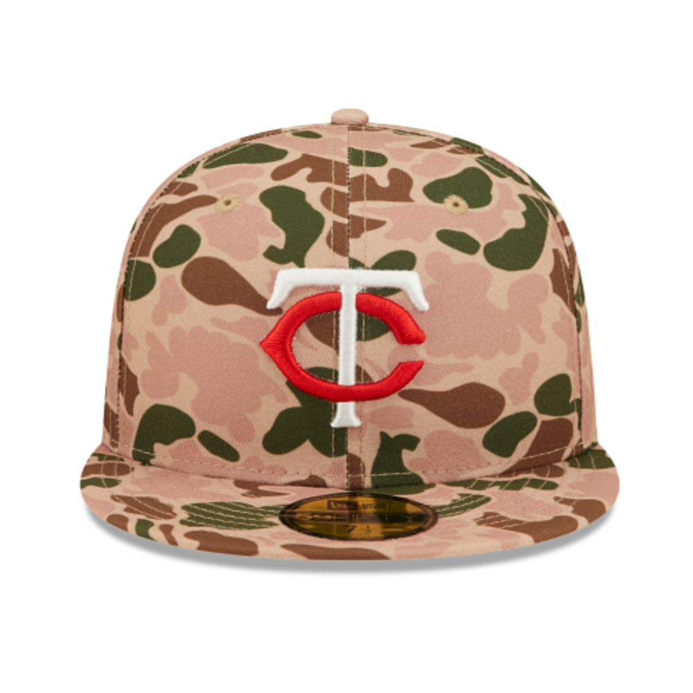 MINNESOTA TWINS 59FIFTY NEW ERA MLB DUCK CAMO WORLD SERIES 1987 FITTED HAT