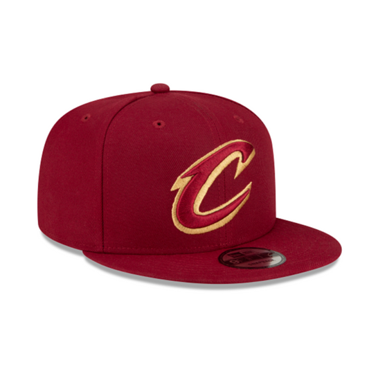 CLEVELAND CAVALIERS 9FIFTY NBA NEW ERA RED SNAPBACK HAT