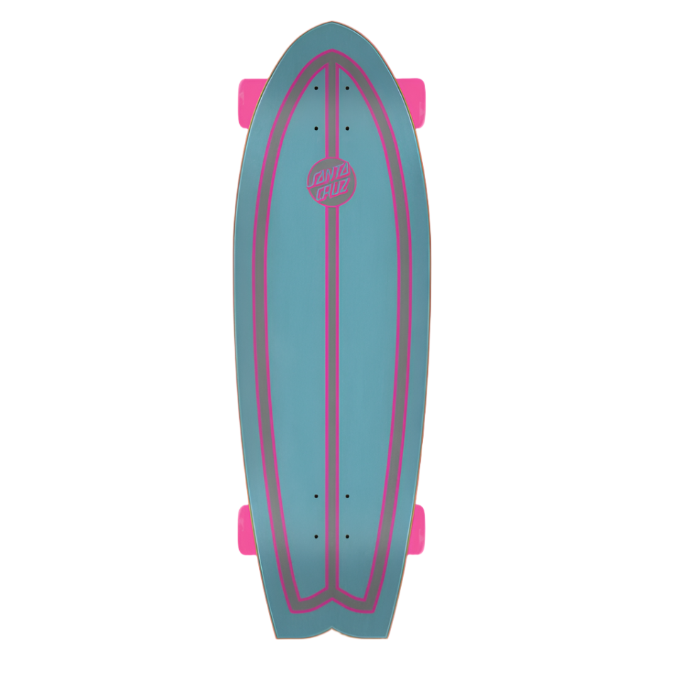 SANTA CRUZ PRISMATIC DOT CRUISER SHARK MULTICOLOR COMPLETE - 8.8" x 27.7"