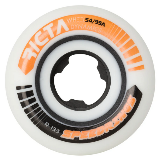 RICTA 54MM SPEEDRINGS WIDE 99A ORANGE/BLACK WHEELS