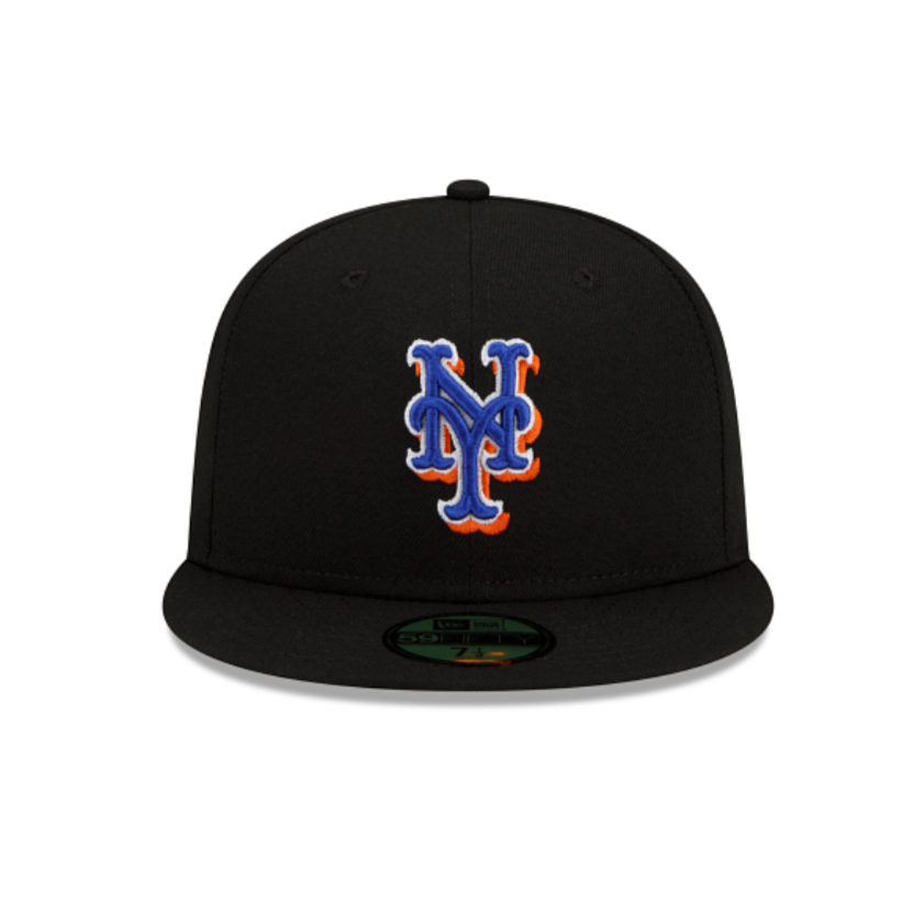 NEW YORK METS 59FIFTY 2022 NEW ERA BLACK FITTED HAT