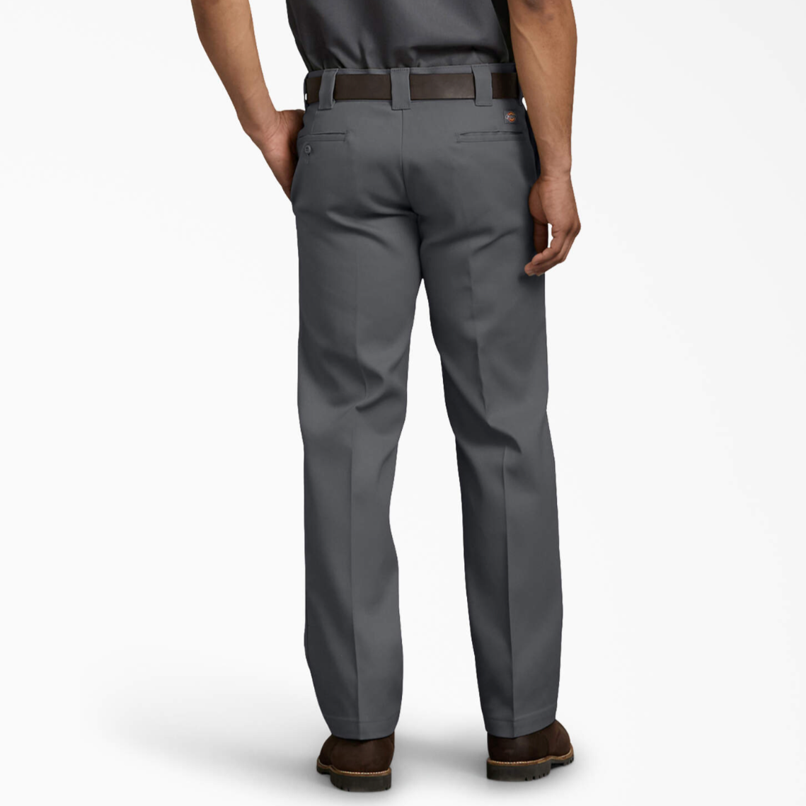 DICKIES FLEX Slim Fit Work Pants - Charcoal Gray