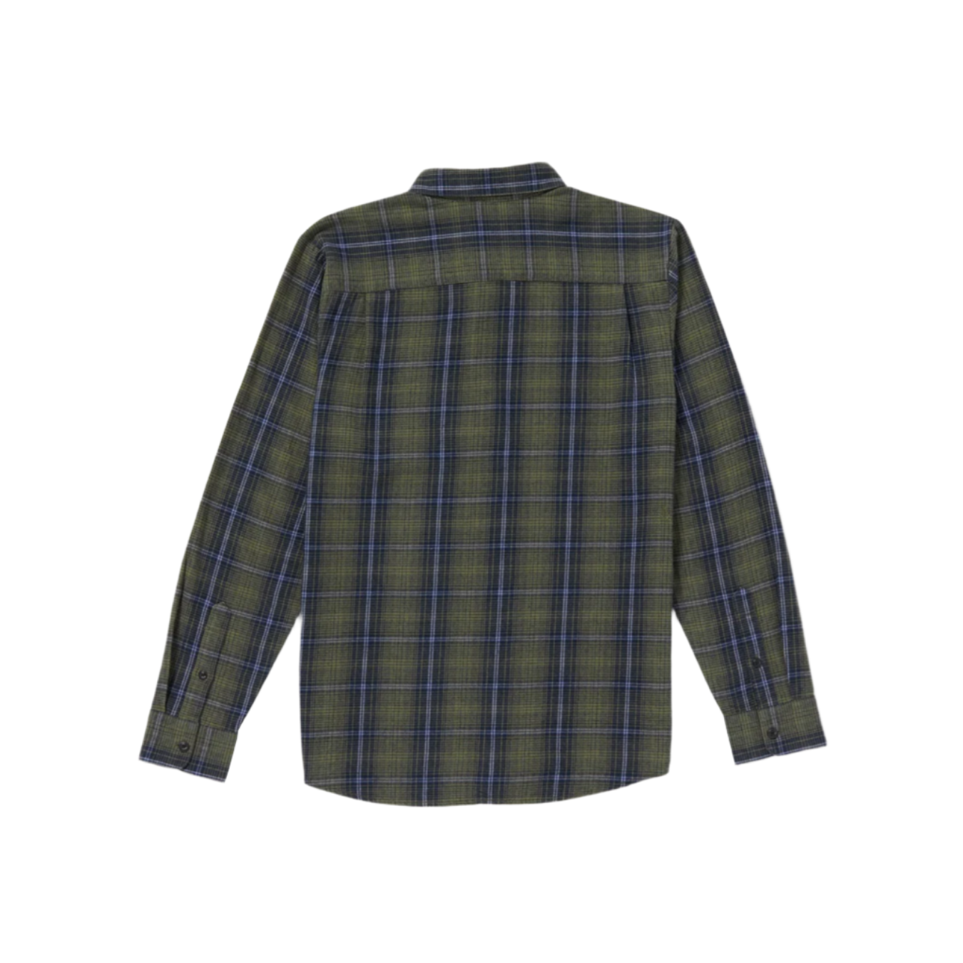 VOLCOM HEAVY TWILLS LONG SLEEVE FLANNEL - OLD MILL