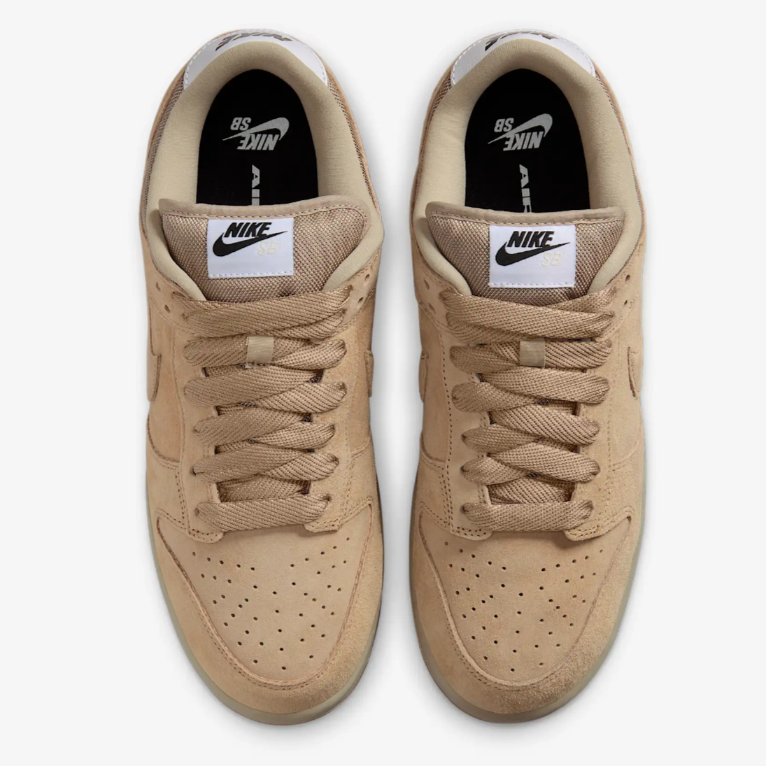 NIKE SB DUNK PARACHUTE BEIGE LOW PRO B SKATE SHOES