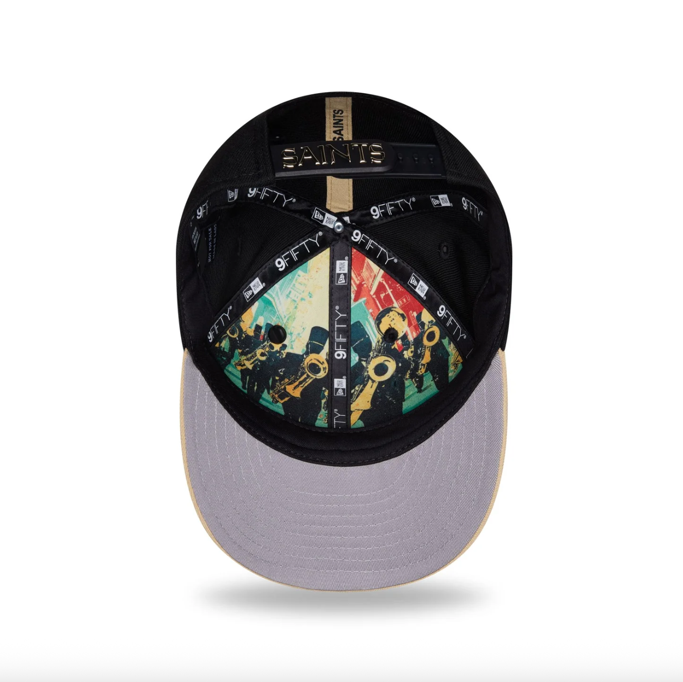 NEW ORLEANS SAINTS 9FIFTY PRE-CURVED 2026 DRAFT NEW ERA 2TONE SNAPBACK HAT