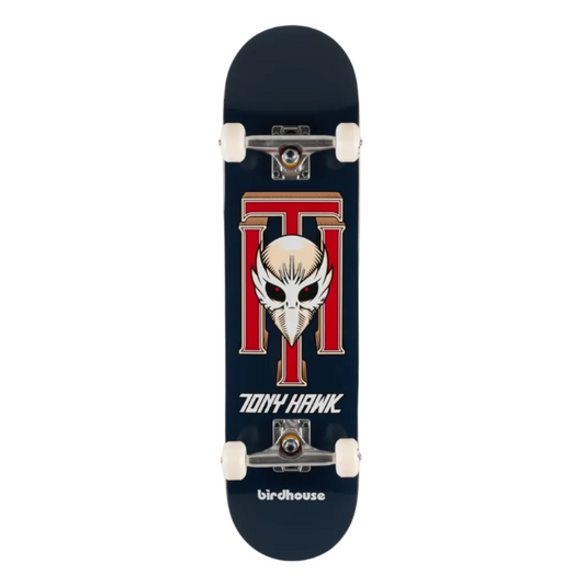 BIRDHOUSE TONY HAWK BIRDMAN NAVY COMPLETE SKATEBOARD - 7.75"