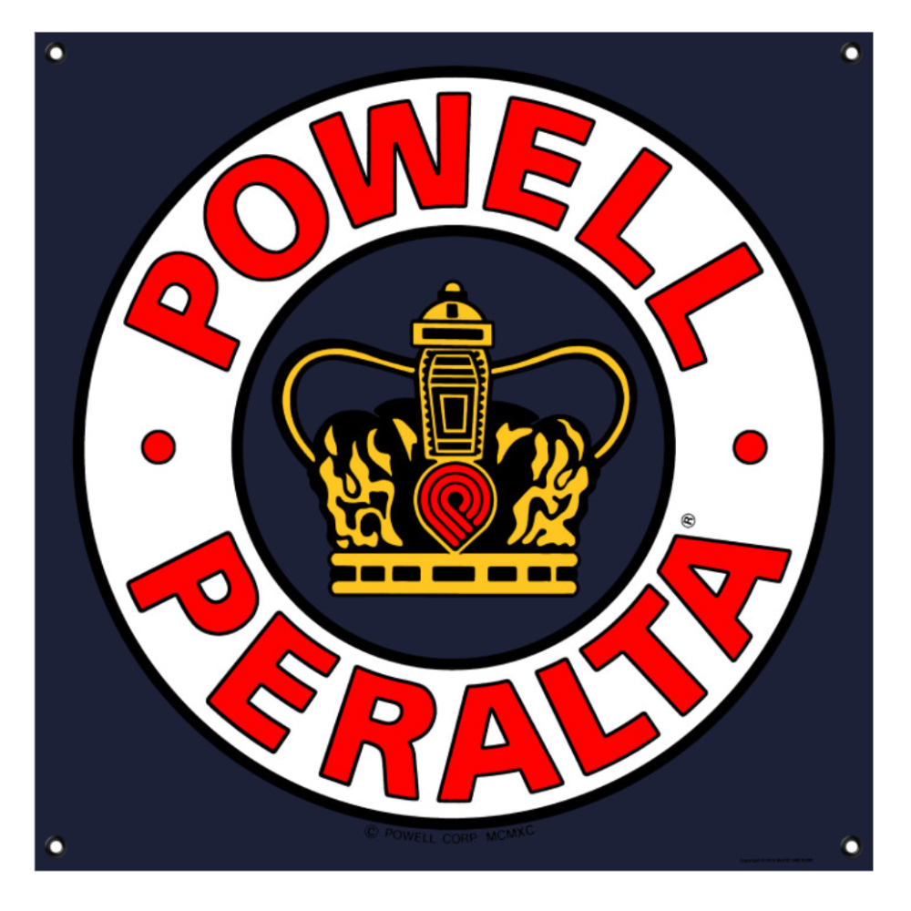 POWELL PERALTA SUPREME VINYL BANNER 30X30