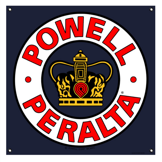 POWELL PERALTA SUPREME VINYL BANNER 30X30
