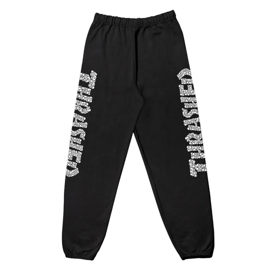 THRASHER SKULL SWEATPANTS - BLACK