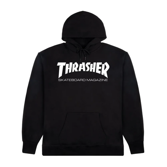 THRASHER SKATE MAG LOGO HOODIE - BLACK