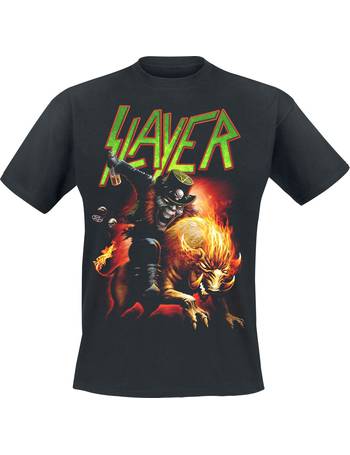 SLAYER "HELL BEAST" T-SHIRT - BLACK