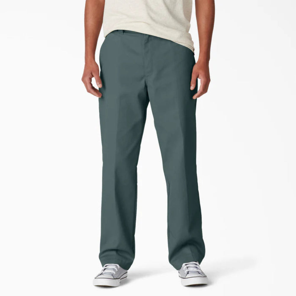 DICKIES SKATEBOARDING REGULAR FIT TWILL PANTS - LINCOLN GREEN