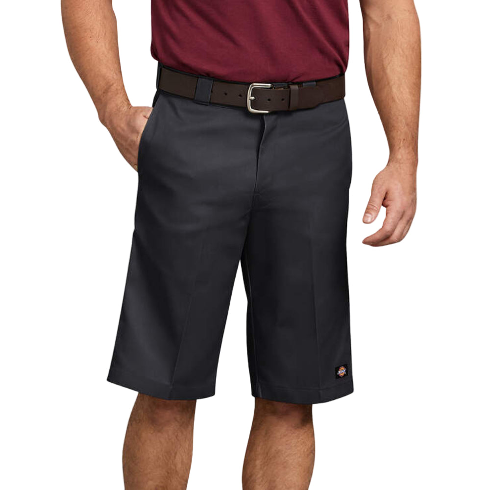 DICKIES RELAXED FIT WORK SHORTS, 13" - BLACK