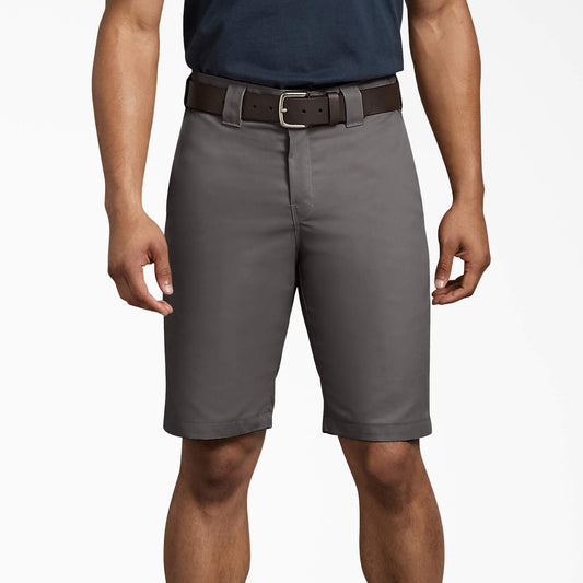 DICKIES REGULAR FIT WORK SHORTS, 11" - GRAVEL GRAY