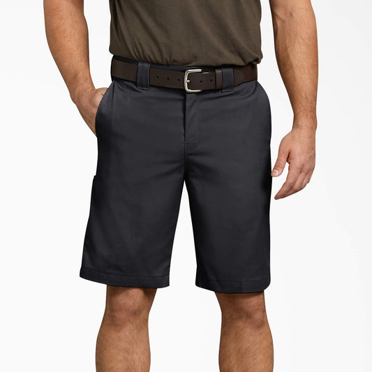 DICKIES RELAXED FIT WORK SHORTS, 11" - BLACK