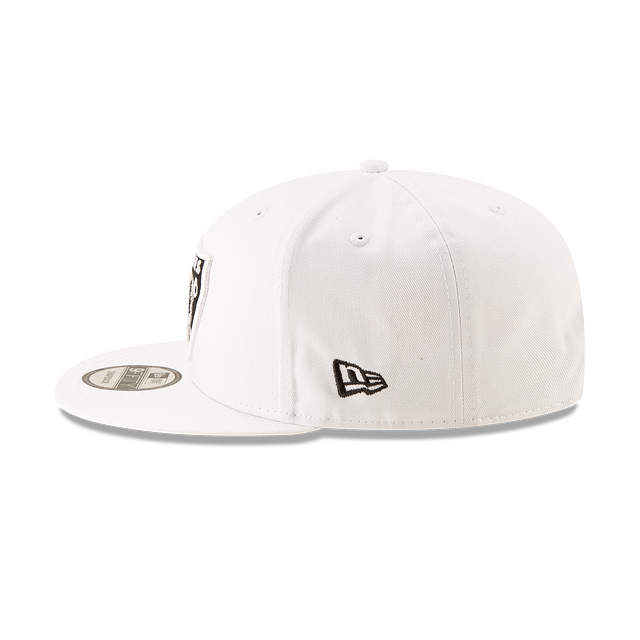 LAS VEGAS RAIDERS 9FIFTY NEW ERA WHITE SNAPBACK HAT