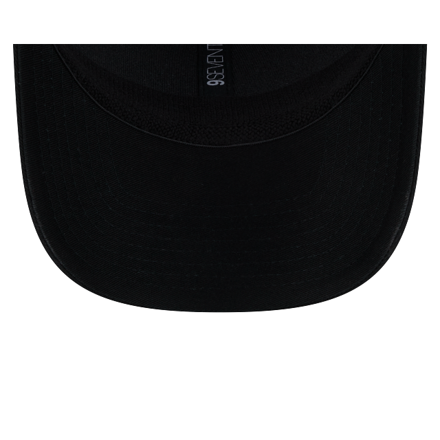 PITTSBURGH PENGUINS NEW ERA NHL 9SEVENTY BLACK ROPE TRUCKER SNAPBACK HAT