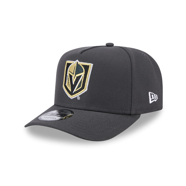 LAS VEGAS KNIGHTS 9FIFTY A-FRAME NEW ERA NHL GREY SNAPBACK HAT